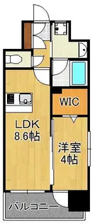 デザイナーズざ・片野【12階】の間取り