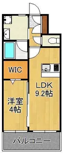 デザイナーズざ・片野【3階】の間取り