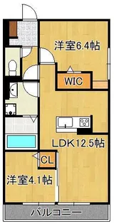 Claire court【2階】の間取り