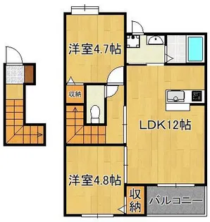 エスプランティ SGK【2階】の間取り