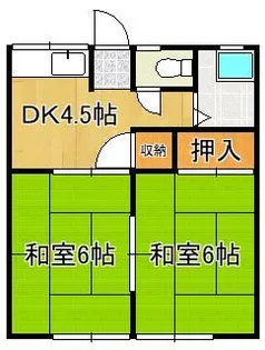 小島ハイツ【2階】の間取り