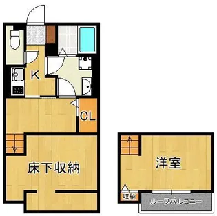 ブランシェ三萩野【1階】の間取り