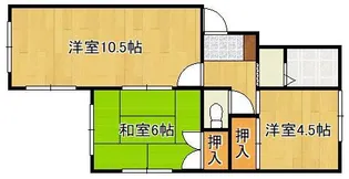 エメラルド熊本【2階】の間取り