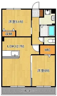 CITRUS TREE【5階】の間取り