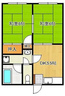 メゾン植田【2階】の間取り