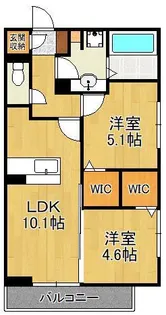 AURALEE足立【3階】の間取り