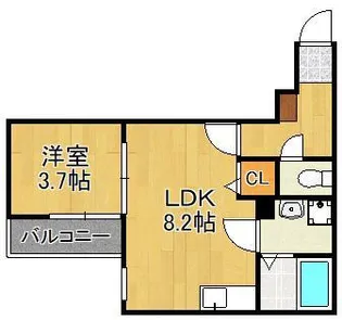doro片野【2階】の間取り