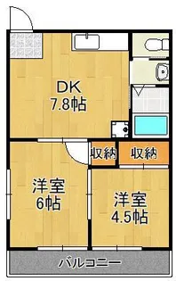 MOON片野【5階】の間取り
