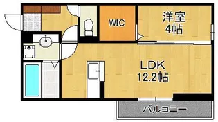 D-ROOM三萩野【2階】の間取り