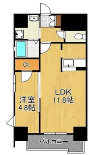 仮称)白銀マンション【10階】の間取り