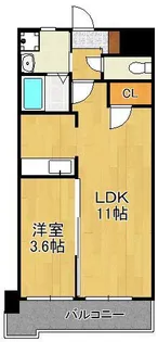 仮称)白銀マンション【6階】の間取り