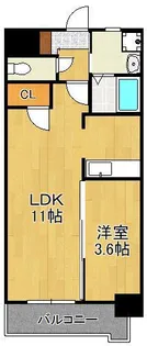 仮称)白銀マンション【4階】の間取り
