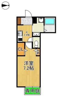 CARO(カロ)【1階】の間取り