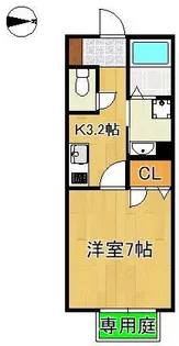 CARO(カロ)【1階】の間取り