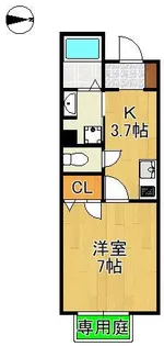 CARO(カロ)【1階】の間取り