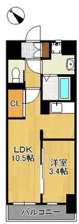 THE APARTMENT 開【2階】の間取り