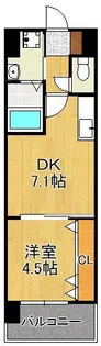 プレミア片野【5階】の間取り