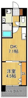 プレミア片野【7階】の間取り
