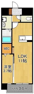 プレミア片野【4階】の間取り