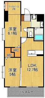 プレミア片野【9階】の間取り