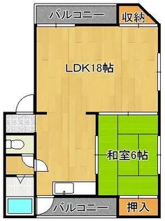 清納ビル【3階】の間取り