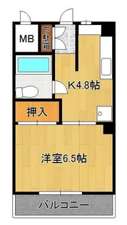 ギャランドラ藤田【8階】の間取り