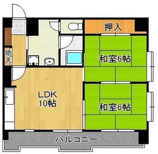 プレアール鷹の巣Ⅳ【3階】の間取り