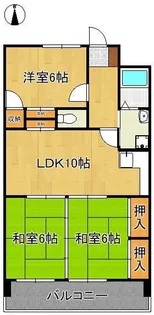 東洋レジデンス青山【7階】の間取り