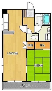 クレベール紅梅【2階】の間取り