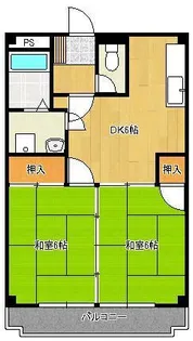 クレベール紅梅【4階】の間取り