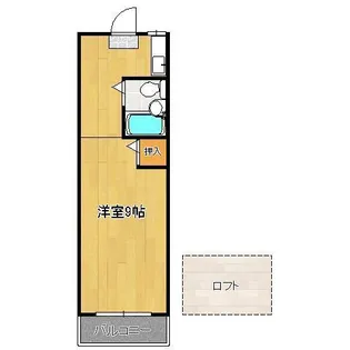 ジョイフル東鳴水【2階】の間取り