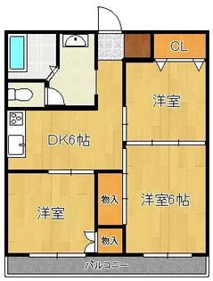 東筑ビル【4階】の間取り