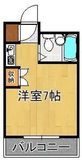 マリンコート【7階】の間取り