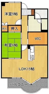 パラシオ高塔【5階】の間取り