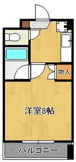 ベルガ菅原【6階】の間取り