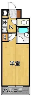 ベルガ菅原【6階】の間取り