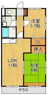 レイクランドⅠ【1階】の間取り