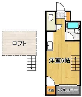 メゾンブランシェ【2階】の間取り