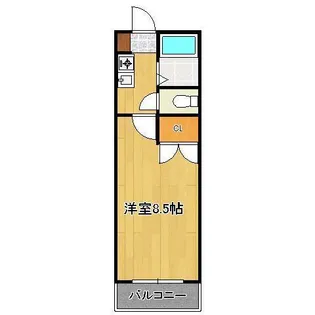 SUNハイツ岡田【2階】の間取り