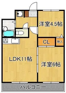 エルハイツ王子【3階】の間取り