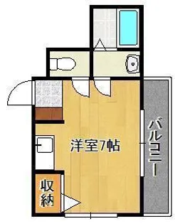 マルイチ鳴水【1階】の間取り