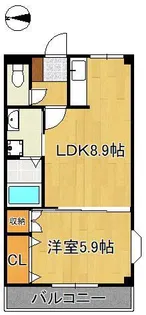 センチュリオン黒崎【2階】の間取り