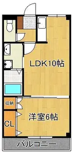 センチュリオン黒崎【4階】の間取り