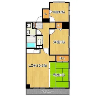 3LDKの間取り画像