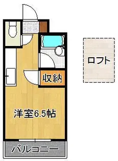 ベルコート折尾【2階】の間取り