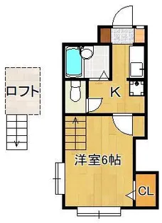 アルシュ則松 A棟【1階】の間取り