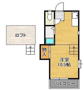 シティベール陣山C棟【2階】の間取り