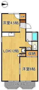 パレーシャル森下【2階】の間取り