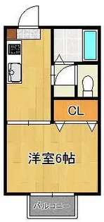 クレアール青山【2階】の間取り