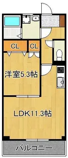 ロハスM【2階】の間取り